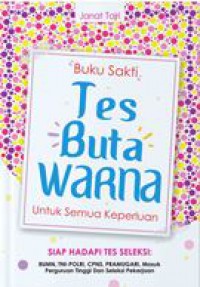 Buku sakti tes buta warna untuk semua keperluan