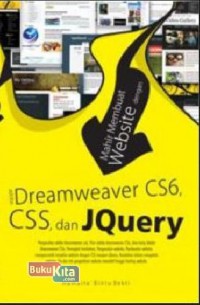 Mahir membuat website dengan adobe dreamweaver CS6, CSS dan JQuery